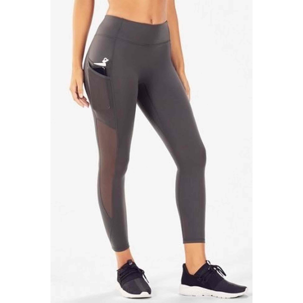 NWT Fabletics Trinity Motion365 Mid Rise 7 8 Length Leggings Night Shade Size S